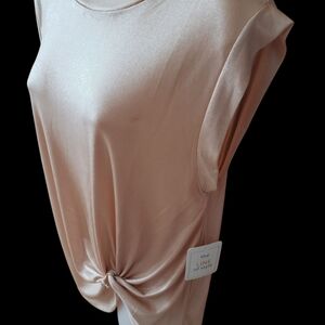 Line Of Style Tie Front Blouse
